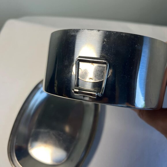 Stainless Metal Bento Box No Inserts Lunchable Snack Carrier Minimalist Vibes - Picture 5 of 9